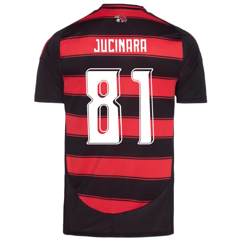 Danxen Donna Maglia Jucinara #81 Rosso Nero Kit Gara Home 2025/26 Maglietta