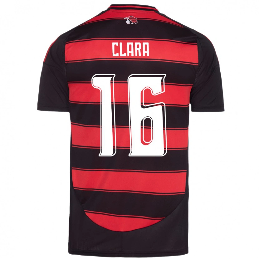 Danxen Donna Maglia Ana Clara #16 Rosso Nero Kit Gara Home 2025/26 Maglietta