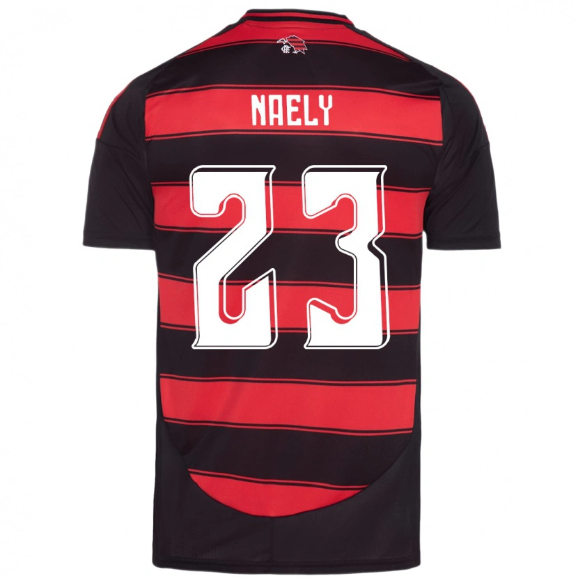 Danxen Donna Maglia Naely #23 Rosso Nero Kit Gara Home 2025/26 Maglietta