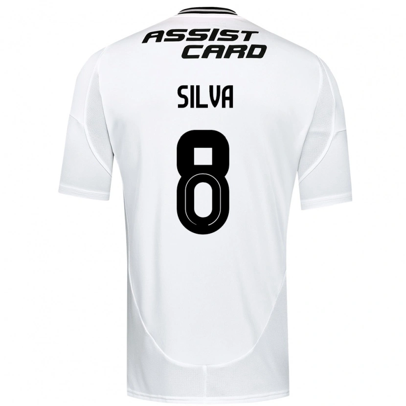 Danxen Donna Maglia Bastián Silva #8 Nero Bianco Giallo Kit Gara Home 2025/26 Maglietta