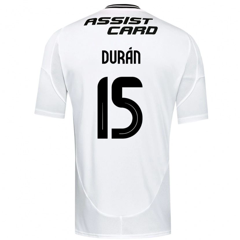 Danxen Donna Maglia José Durán #15 Nero Bianco Giallo Kit Gara Home 2025/26 Maglietta