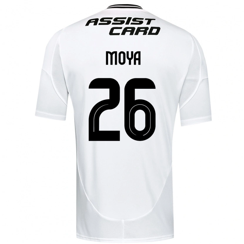 Danxen Donna Maglia Matías Moya #26 Nero Bianco Giallo Kit Gara Home 2025/26 Maglietta