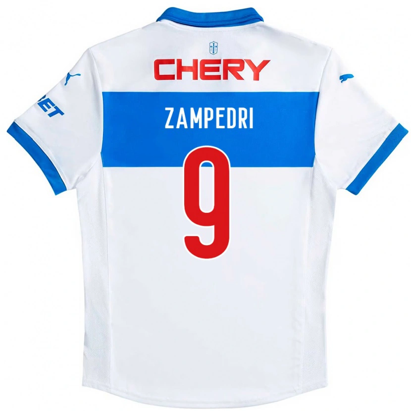Danxen Donna Maglia Fernando Zampedri #9 Nero Blu Kit Gara Home 2025/26 Maglietta