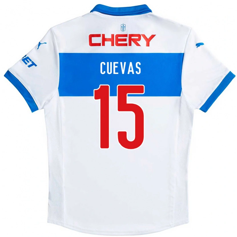 Danxen Donna Maglia Cristian Cuevas #15 Nero Blu Kit Gara Home 2025/26 Maglietta
