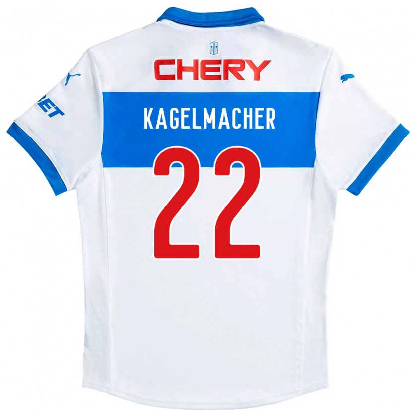 Danxen Donna Maglia Gary Kagelmacher #22 Nero Blu Kit Gara Home 2025/26 Maglietta