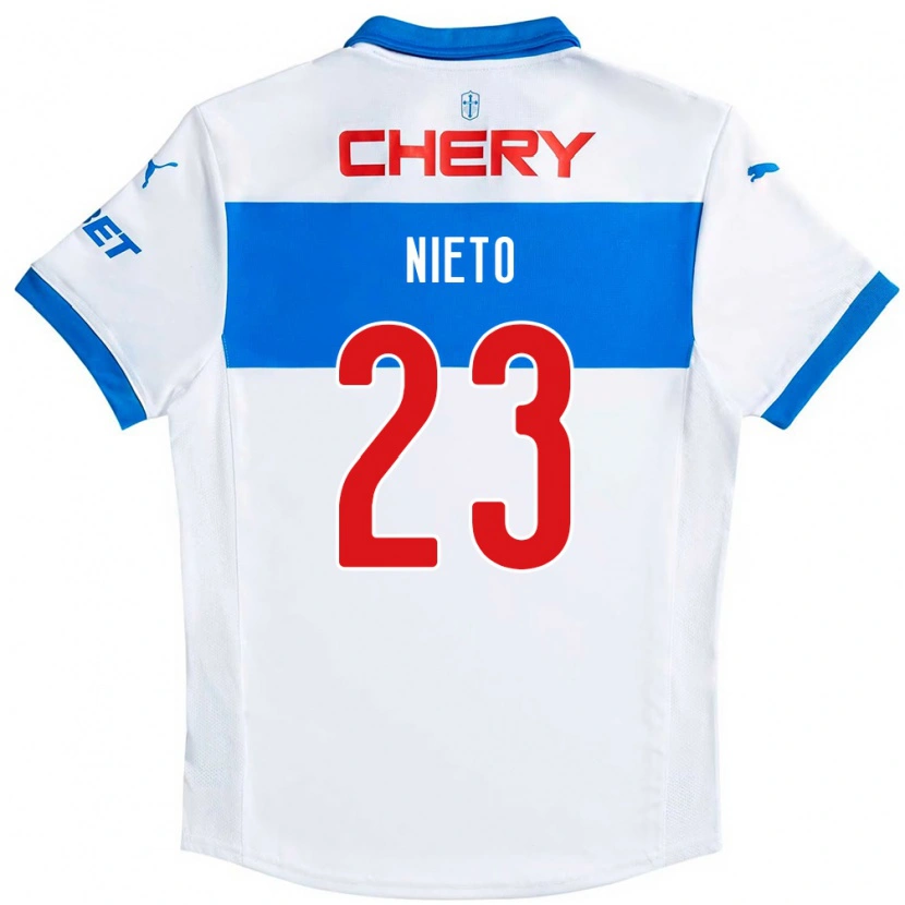 Danxen Donna Maglia Byron Nieto #23 Nero Blu Kit Gara Home 2025/26 Maglietta
