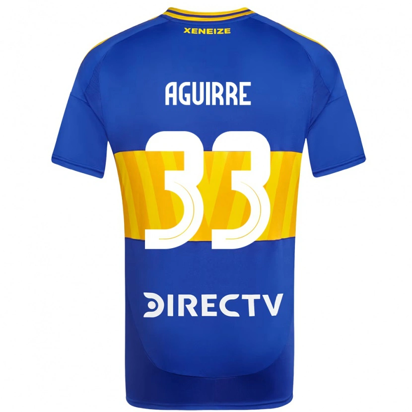Danxen Donna Maglia Brian Aguirre #33 Blu Royal Giallo Kit Gara Home 2025/26 Maglietta