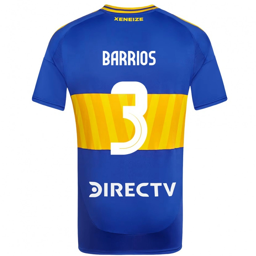 Danxen Donna Maglia Gabriela Barrios #3 Blu Royal Giallo Kit Gara Home 2025/26 Maglietta