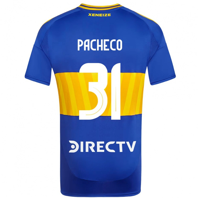 Danxen Donna Maglia Costanza Pacheco #31 Blu Royal Giallo Kit Gara Home 2025/26 Maglietta