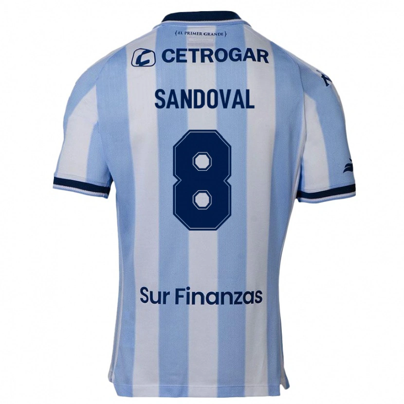 Danxen Donna Maglia Micaela Sandoval #8 Azzurro Cielo Kit Gara Home 2025/26 Maglietta