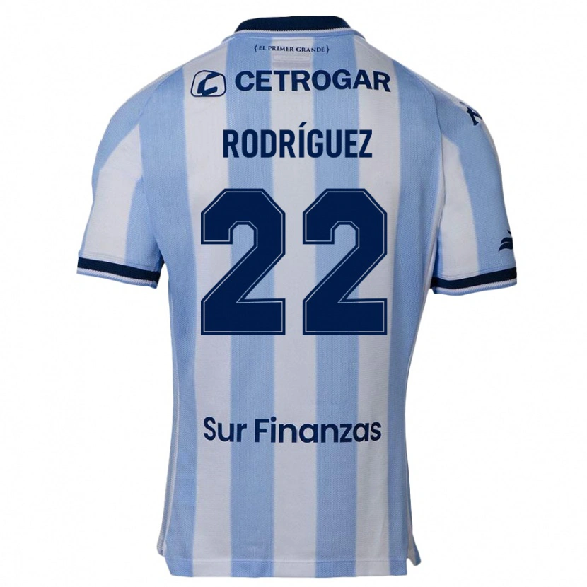 Danxen Donna Maglia Serena Rodríguez #22 Azzurro Cielo Kit Gara Home 2025/26 Maglietta