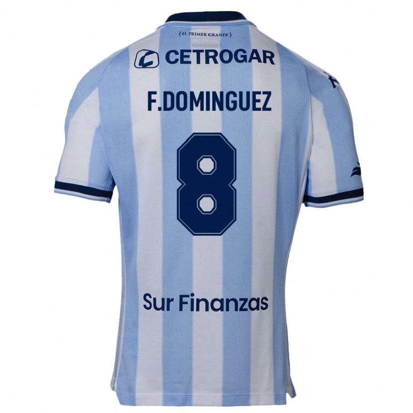 Danxen Donna Maglia Fabricio Dominguez #8 Azzurro Cielo Kit Gara Home 2025/26 Maglietta