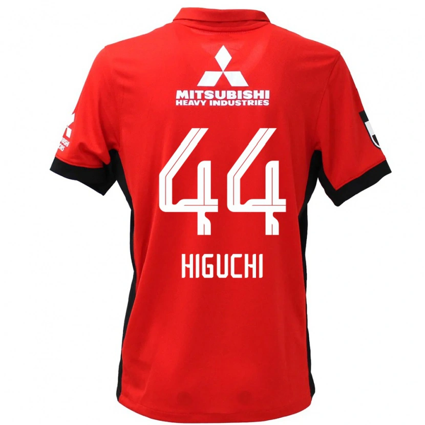 Danxen Donna Maglia Yota Higuchi #44 Rosso Bianco Kit Gara Home 2025/26 Maglietta