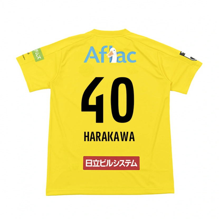 Danxen Donna Maglia Riki Harakawa #40 Nero Giallo Kit Gara Home 2025/26 Maglietta