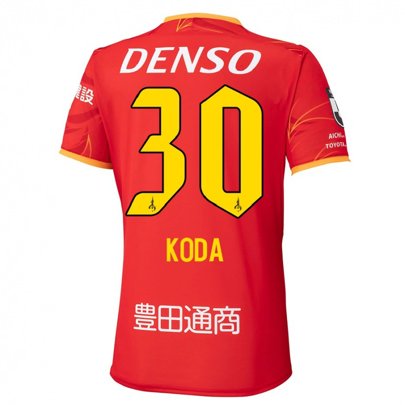 Danxen Donna Maglia Hidemasa Koda #30 Rosso Giallo Kit Gara Home 2025/26 Maglietta