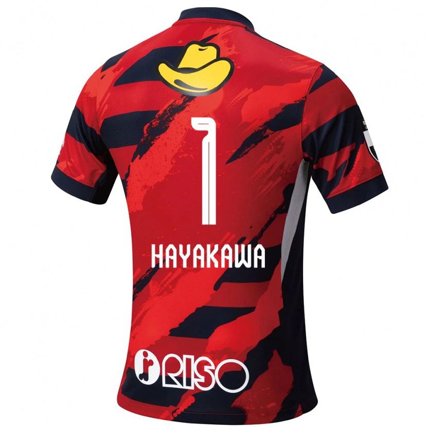 Danxen Donna Maglia Tomoki Hayakawa #1 Rosso Nero Kit Gara Home 2025/26 Maglietta
