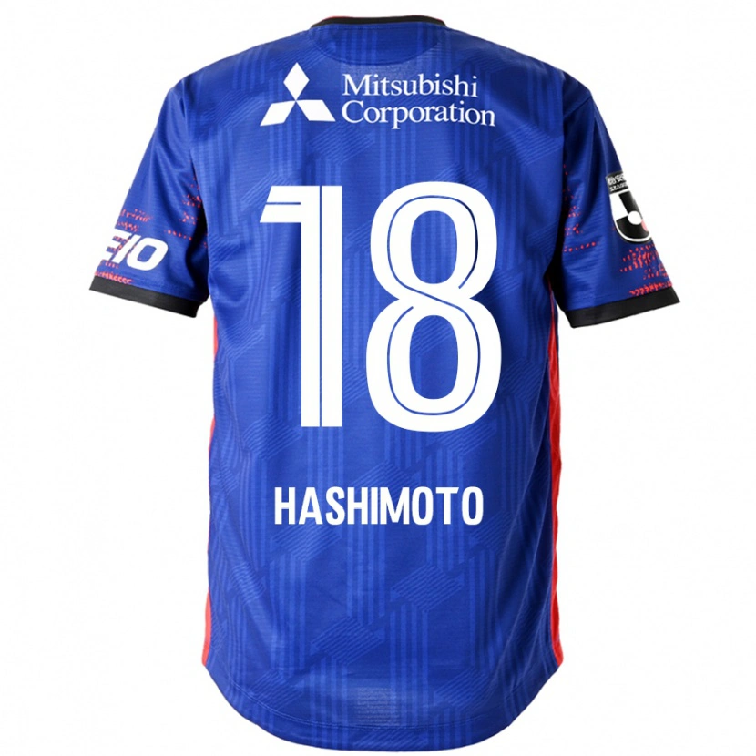Danxen Donna Maglia Kento Hashimoto #18 Blu Royal Bianco Kit Gara Home 2025/26 Maglietta