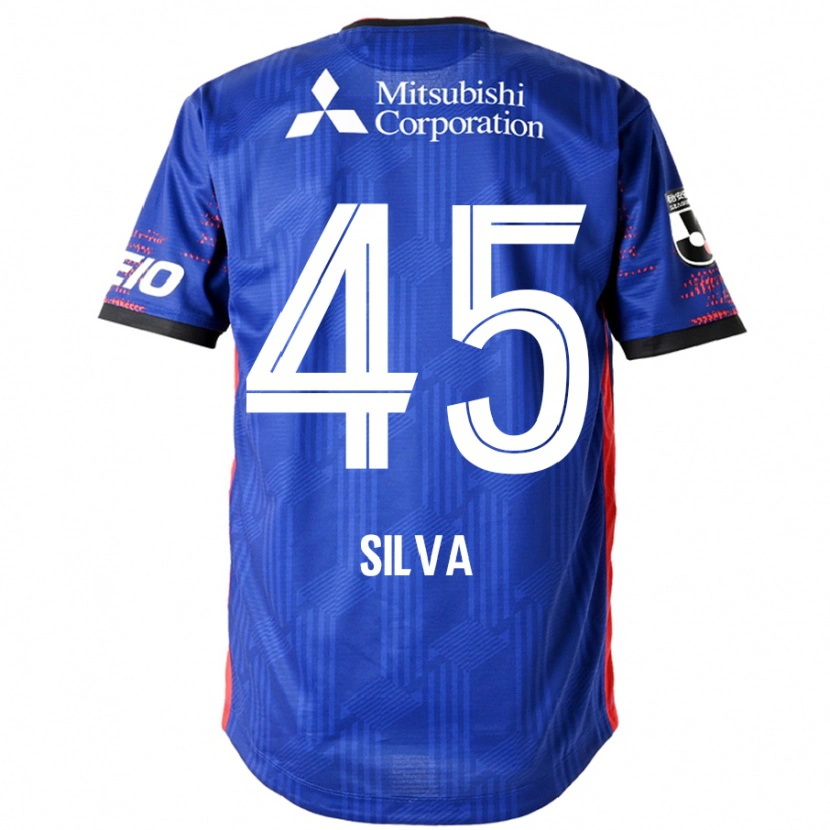 Danxen Donna Maglia Arthur Silva #45 Blu Royal Bianco Kit Gara Home 2025/26 Maglietta