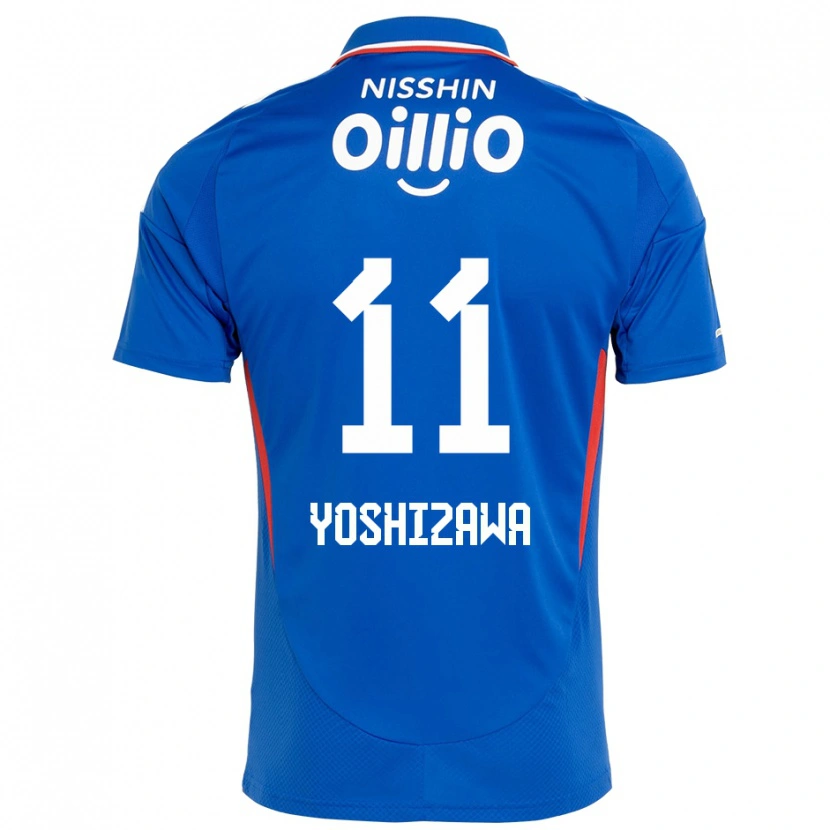 Danxen Donna Maglia Mirai Yoshizawa #11 Blu Royal Bianco Kit Gara Home 2025/26 Maglietta