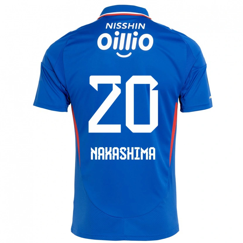 Danxen Donna Maglia Rikuto Nakashima #20 Blu Royal Bianco Kit Gara Home 2025/26 Maglietta