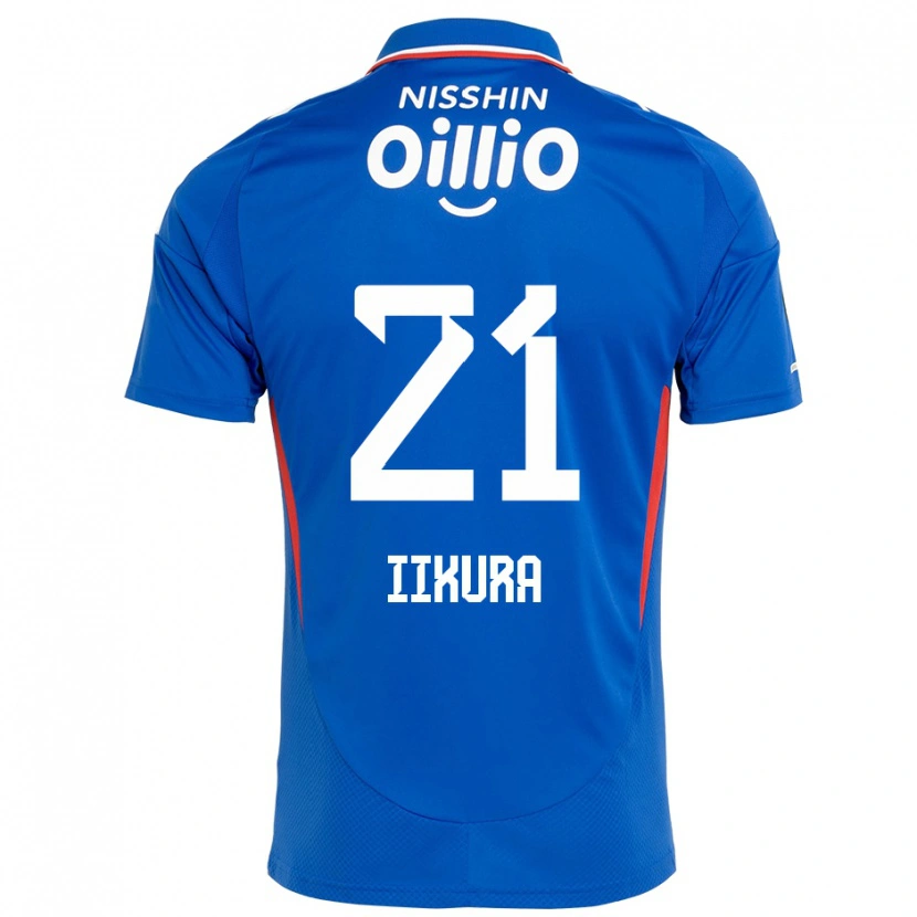 Danxen Donna Maglia Hiroki Iikura #21 Blu Royal Bianco Kit Gara Home 2025/26 Maglietta