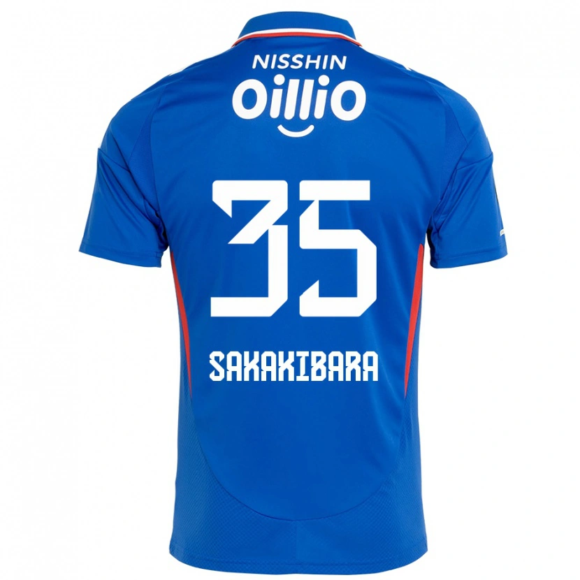 Danxen Donna Maglia Keigo Sakakibara #35 Blu Royal Bianco Kit Gara Home 2025/26 Maglietta