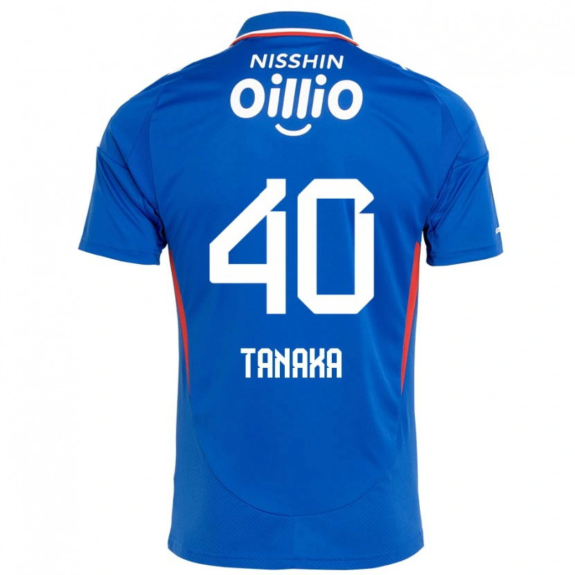 Danxen Donna Maglia Hiei Tanaka #40 Blu Royal Bianco Kit Gara Home 2025/26 Maglietta