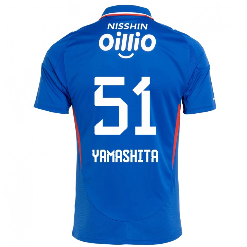 Danxen Donna Maglia Shoma Yamashita #51 Blu Royal Bianco Kit Gara Home 2025/26 Maglietta