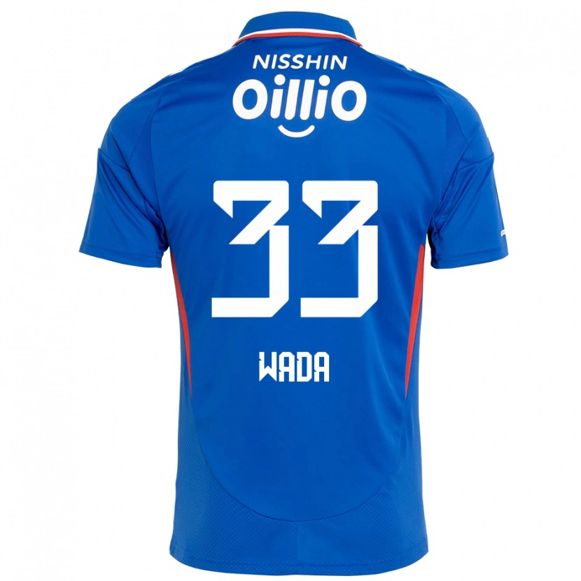 Danxen Donna Maglia Takuya Wada #33 Blu Royal Bianco Kit Gara Home 2025/26 Maglietta