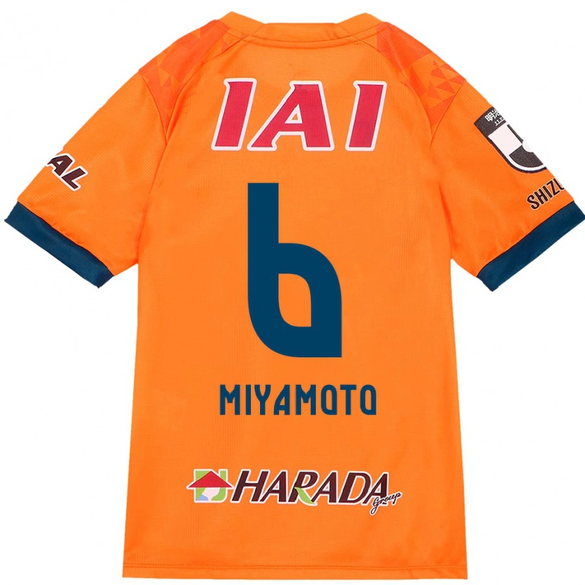 Danxen Donna Maglia Kota Miyamoto #6 Arancione Rosso Kit Gara Home 2025/26 Maglietta
