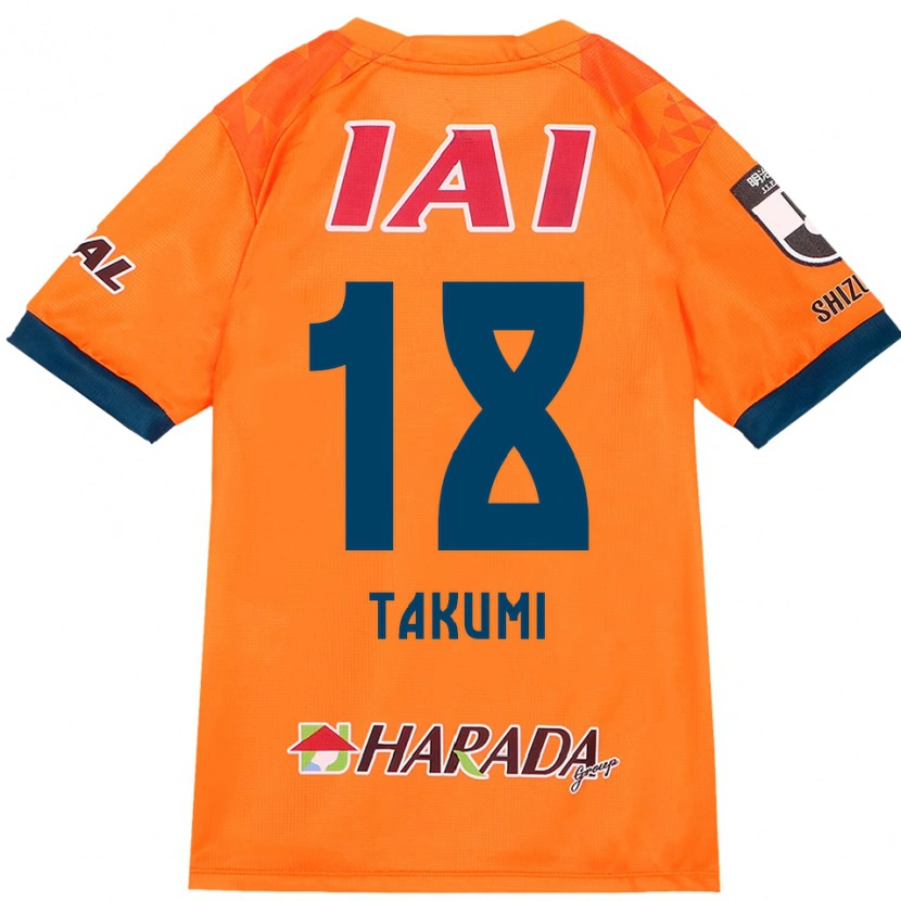 Danxen Donna Maglia Takumi Kato #18 Arancione Rosso Kit Gara Home 2025/26 Maglietta