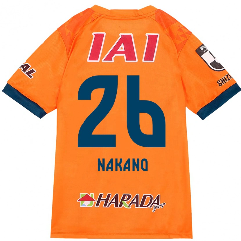 Danxen Donna Maglia Takeru Nakano #26 Arancione Rosso Kit Gara Home 2025/26 Maglietta
