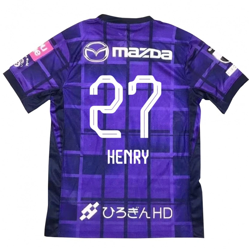 Danxen Donna Maglia Osamu Henry Iyoha #27 Viola Arancione Kit Gara Home 2025/26 Maglietta