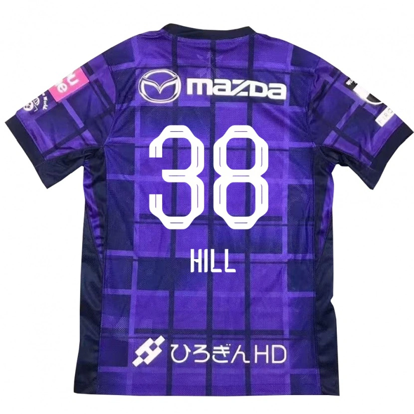 Danxen Donna Maglia Cailen Hill #38 Viola Arancione Kit Gara Home 2025/26 Maglietta