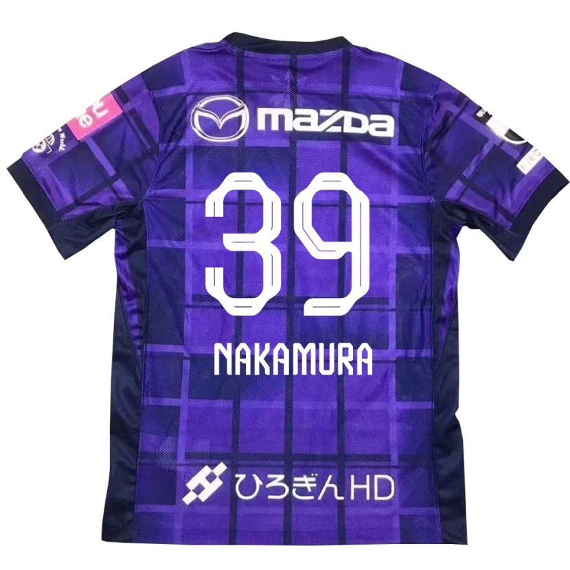 Danxen Donna Maglia Sota Nakamura #39 Viola Arancione Kit Gara Home 2025/26 Maglietta