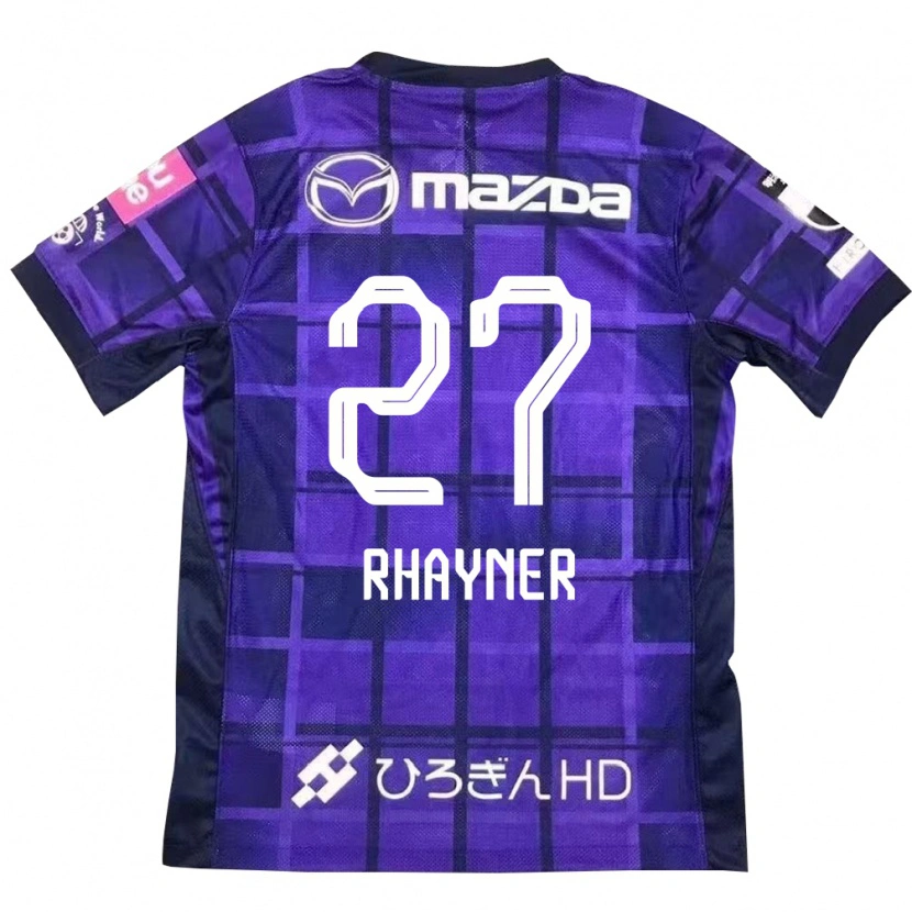 Danxen Donna Maglia Rhayner #27 Viola Arancione Kit Gara Home 2025/26 Maglietta