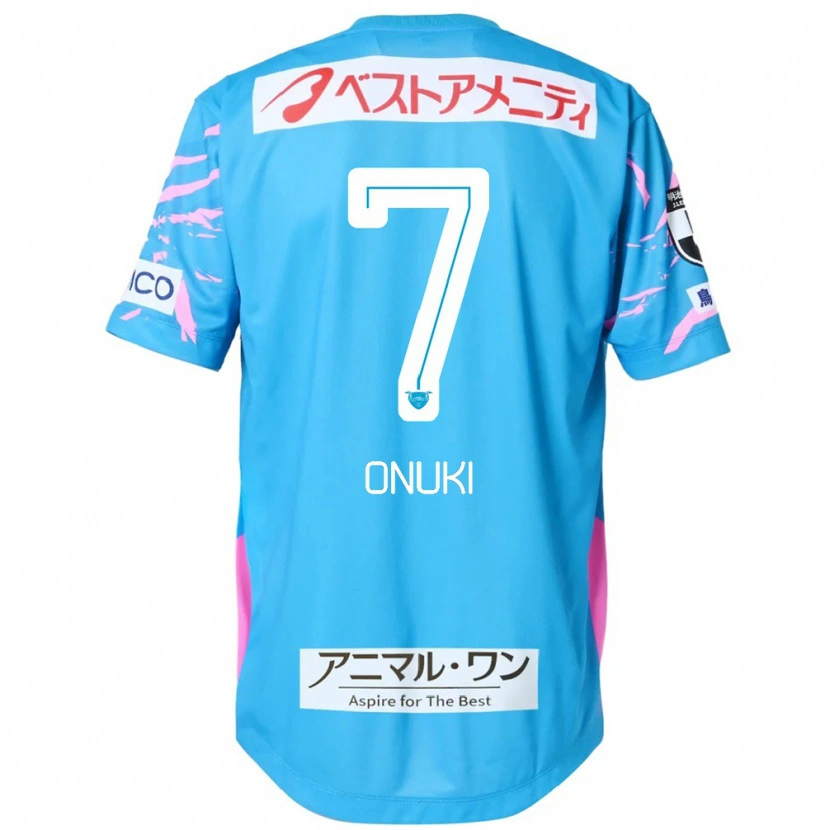 Danxen Donna Maglia Tentaro Onuki #7 Blu Rosa Kit Gara Home 2025/26 Maglietta