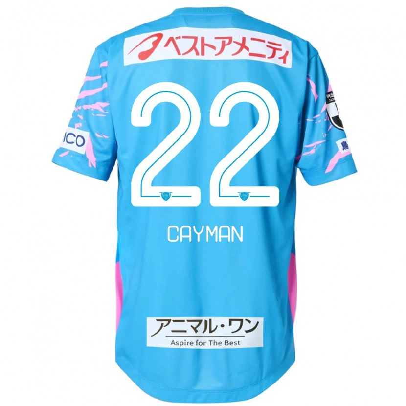 Danxen Donna Maglia Cayman Togashi #22 Blu Rosa Kit Gara Home 2025/26 Maglietta