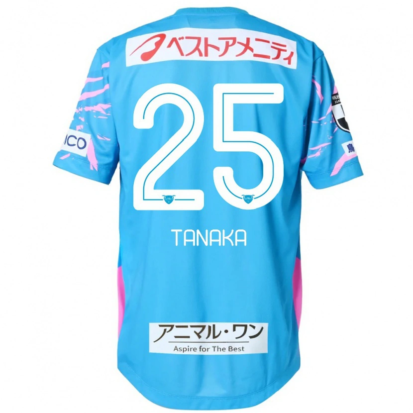 Danxen Donna Maglia Yuto Tanaka #25 Blu Rosa Kit Gara Home 2025/26 Maglietta