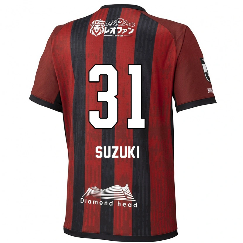 Danxen Donna Maglia Ryusei Suzuki #31 Rosso Nero Kit Gara Home 2025/26 Maglietta