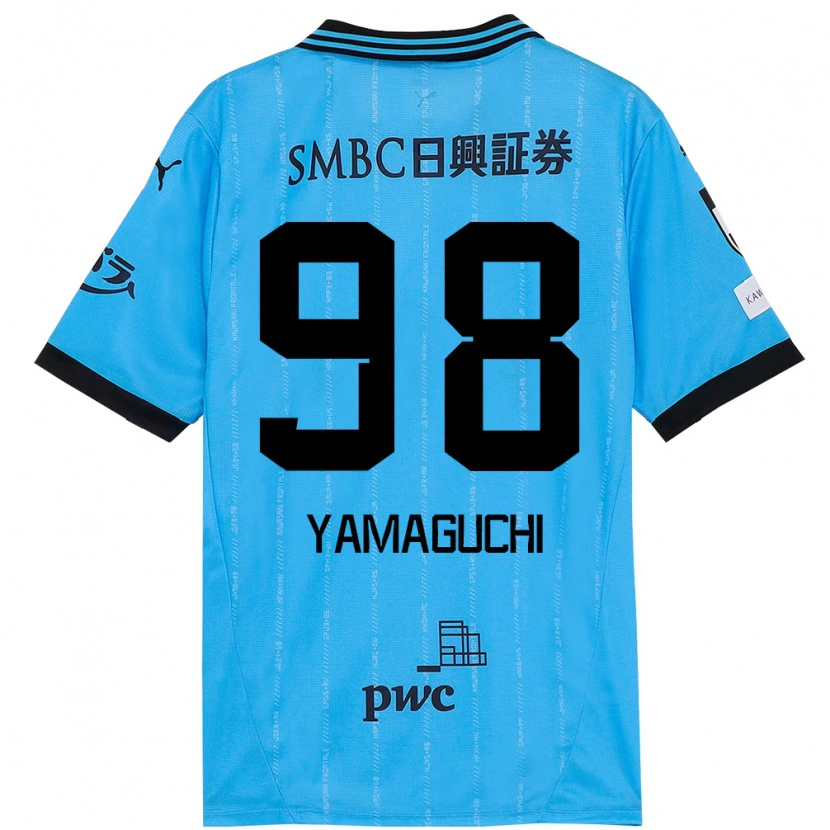 Danxen Donna Maglia Louis Thébault-Yamaguchi #98 Azzurro Cielo Nero Kit Gara Home 2025/26 Maglietta