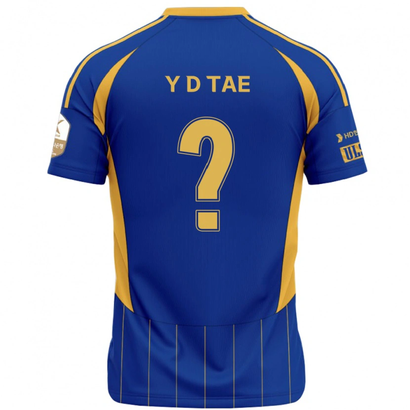 Danxen Donna Maglia Do-Yoon Tae #0 Blu Royal Giallo Kit Gara Home 2025/26 Maglietta