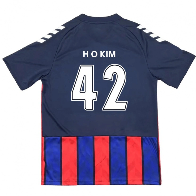 Danxen Donna Maglia One-Hyung Kim #42 Blu Royal Rosso Kit Gara Home 2025/26 Maglietta