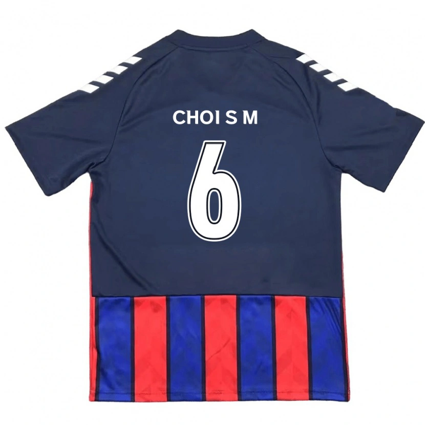 Danxen Donna Maglia Choi So-Mi #6 Blu Royal Rosso Kit Gara Home 2025/26 Maglietta