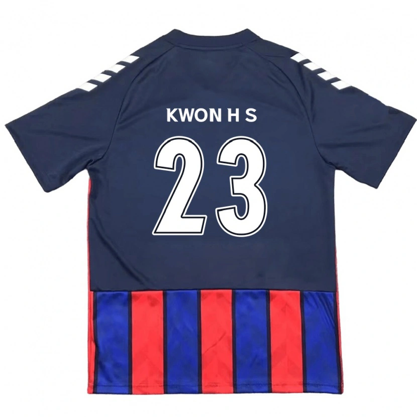 Danxen Donna Maglia Kwon Hui-Seon #23 Blu Royal Rosso Kit Gara Home 2025/26 Maglietta