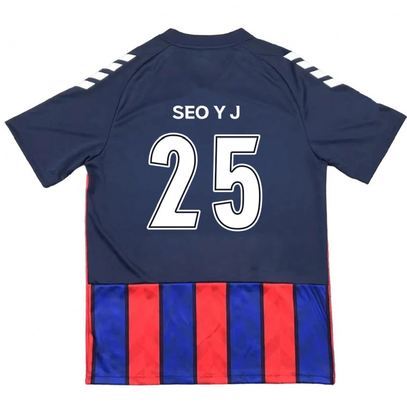 Danxen Donna Maglia Seo Ye-Jin #25 Blu Royal Rosso Kit Gara Home 2025/26 Maglietta
