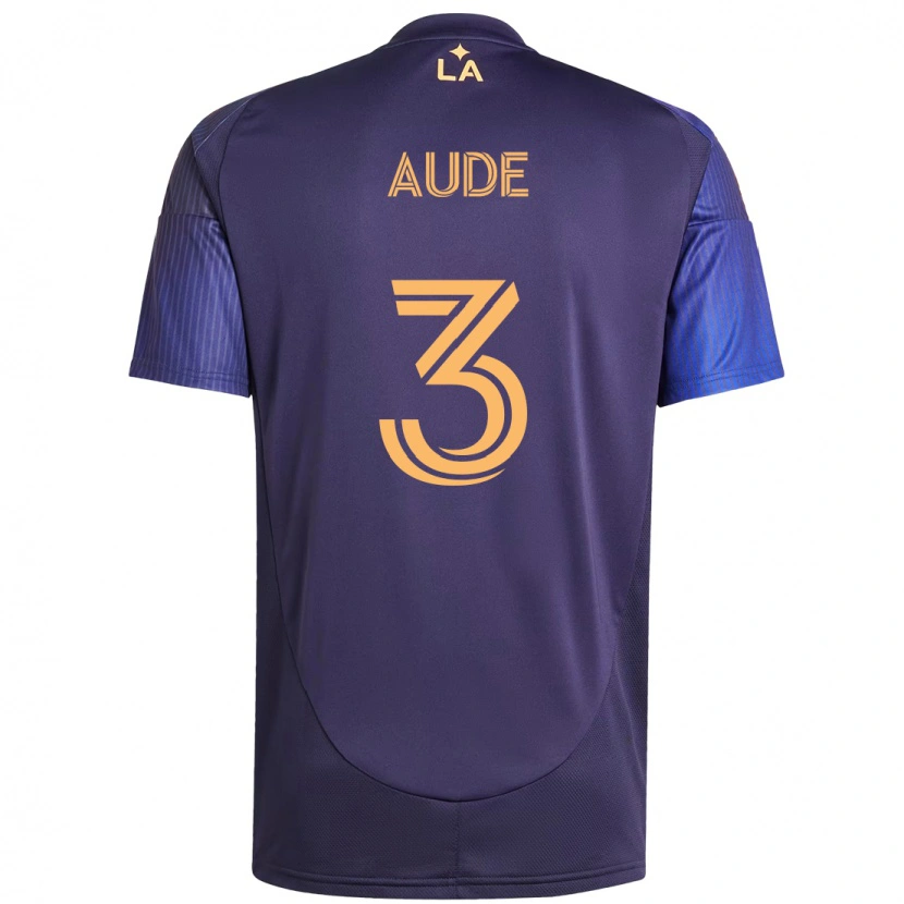 Danxen Donna Maglia Julián Aude #3 Viola Blu Kit Gara Away 2025/26 Maglietta