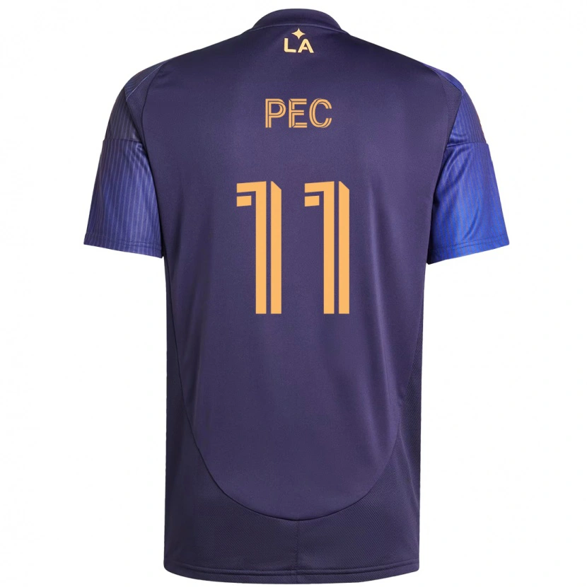 Danxen Donna Maglia Gabriel Pec #11 Viola Blu Kit Gara Away 2025/26 Maglietta