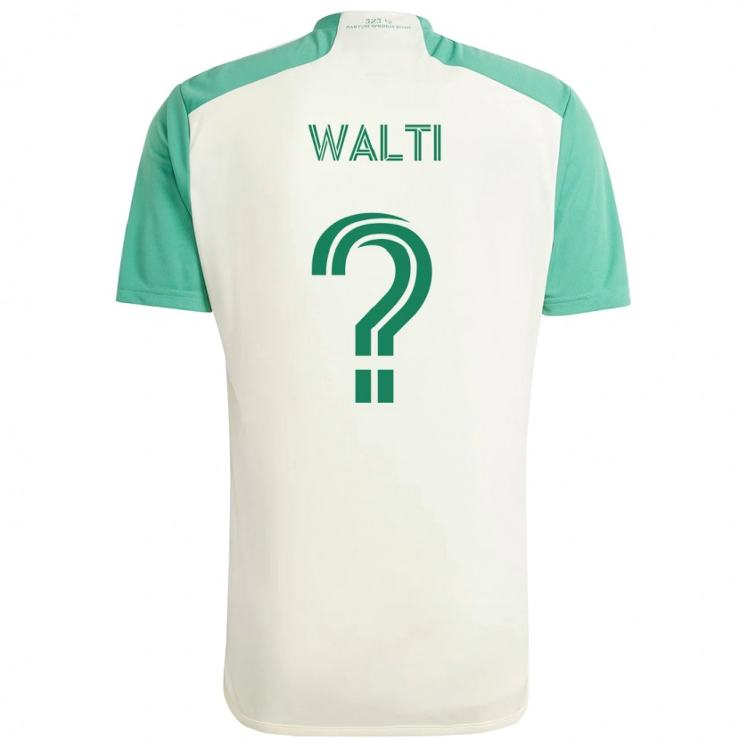 Danxen Donna Maglia Jackson Wälti #0 Bianco Verde Kit Gara Away 2025/26 Maglietta