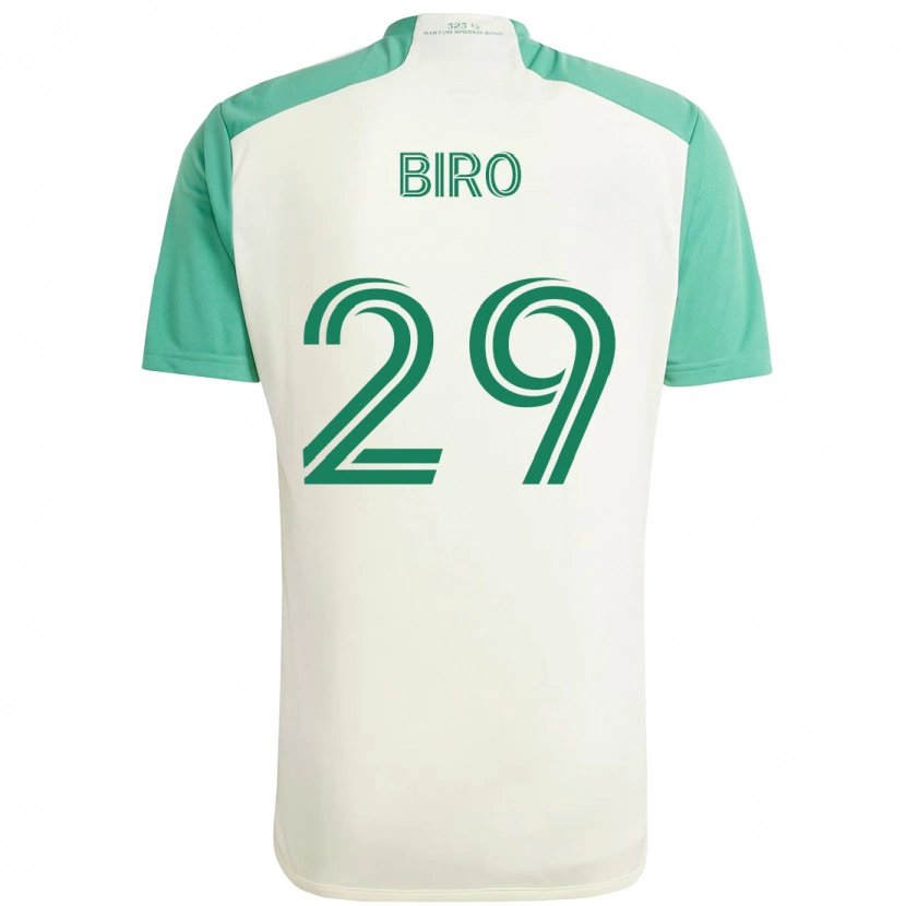 Danxen Donna Maglia Guilherme Biro #29 Bianco Verde Kit Gara Away 2025/26 Maglietta
